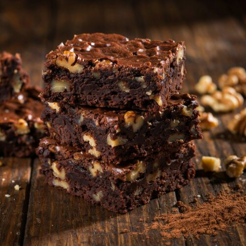 Brownies de Chocolate com Nozes