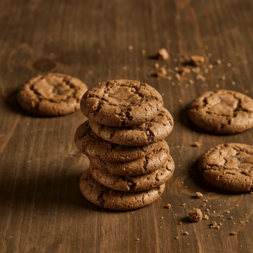 Biscoitos de açúcar mascavado